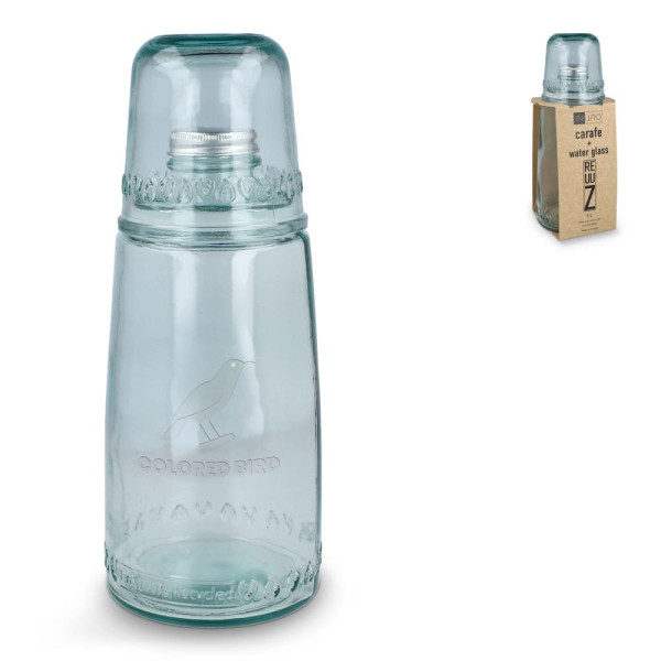 InSideOut Recycled Glass Drinking Set ReuuZ 1L