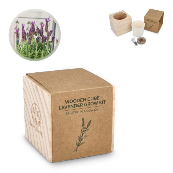 FSC Houten Plantenbak Set - Lavendel