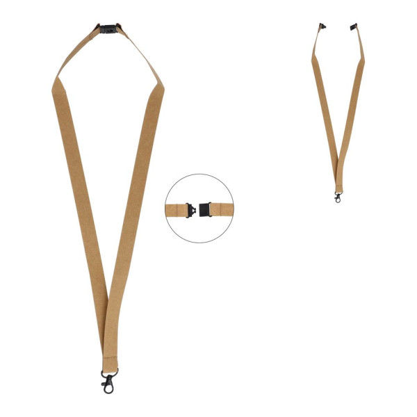 FSC papieren lanyard