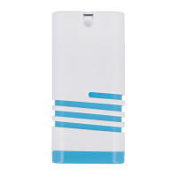 Blanc / Bleu clair