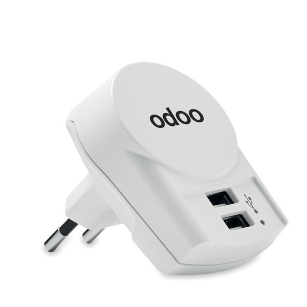 EURO USB CHARGER 2XA - Skross Euro USB Lader (2xA) 12W