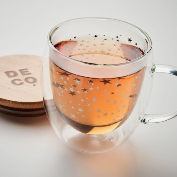 SION - Dubbelwandige borosilicaat mok