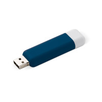 Bleu foncé / blanc