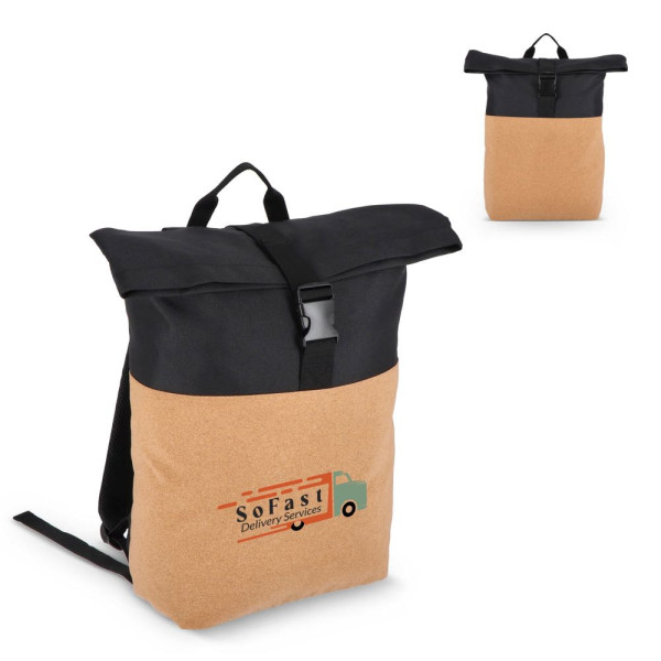 Rolltop rugzak kurk & R-PET 18L