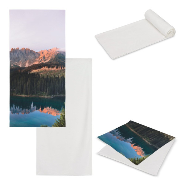 Dubbelzijdige handdoek sublimatie 50 x 100 cm 400 g/m²