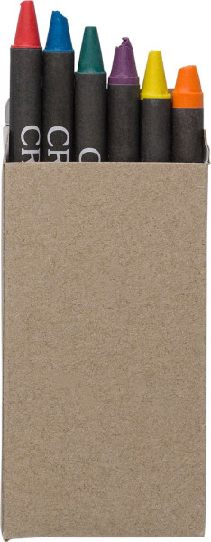 Kartonnen doosje met waskrijt Selena