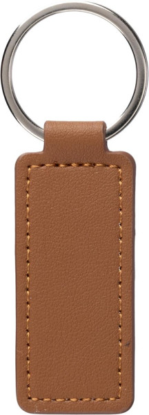 Appel leren en PU sleutelhanger Sabrina