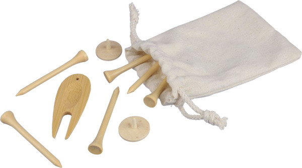 Houten golftees-set Nyssa