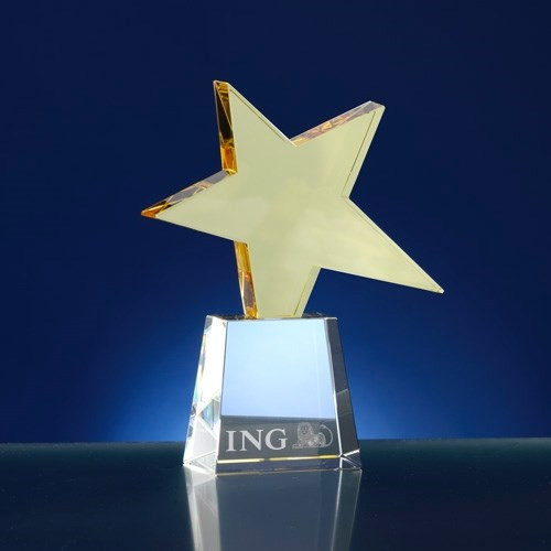 Award 4-hoekig ; thema ster