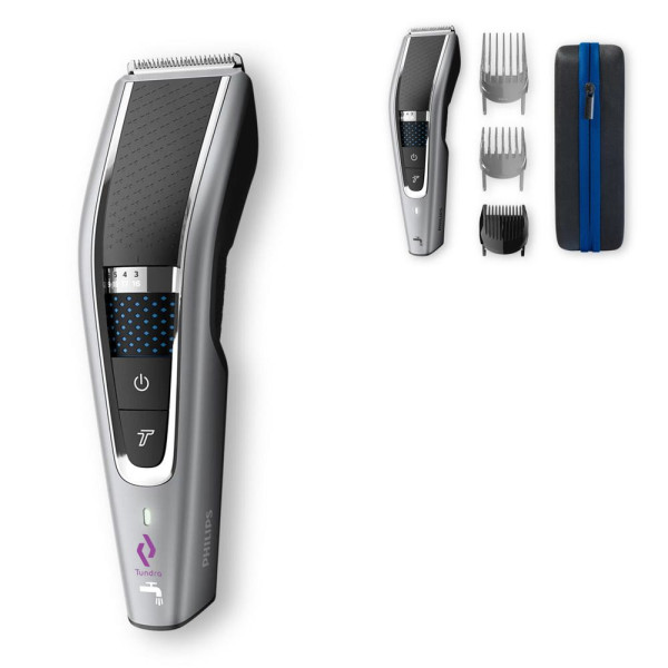 HC7650|Philips snoerloze afspoelbare tondeuse met accessoires
