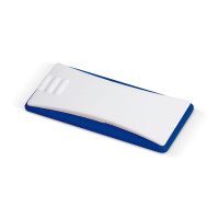 Blanc / bleu foncé