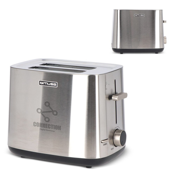 MS-115|Muse Toaster Roestvrij Staal
