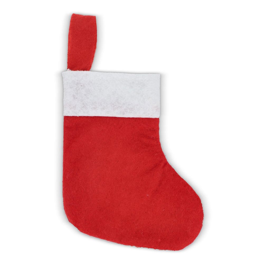 Bas de Noël en feutre 20 cm