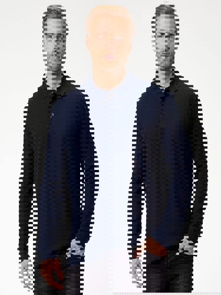 BS Evolution long sleeve polo, 180 gr/m²