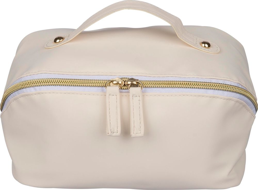 Gerecyclede PU-toilettas Alon - beige