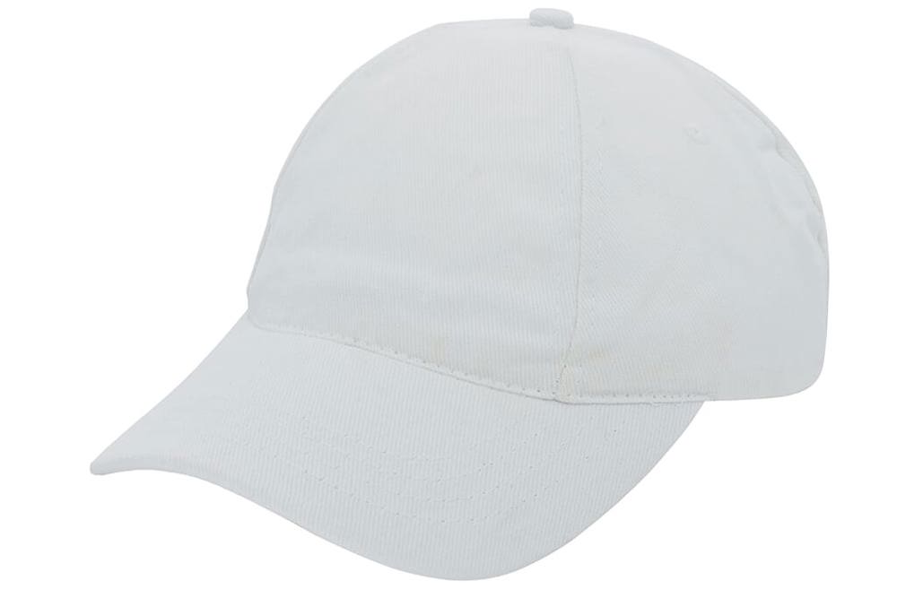Brushed promo cap - Wit (White) / Wit