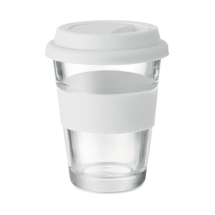ASTOGLASS - Gobelet en verre 350 ml - Blanc