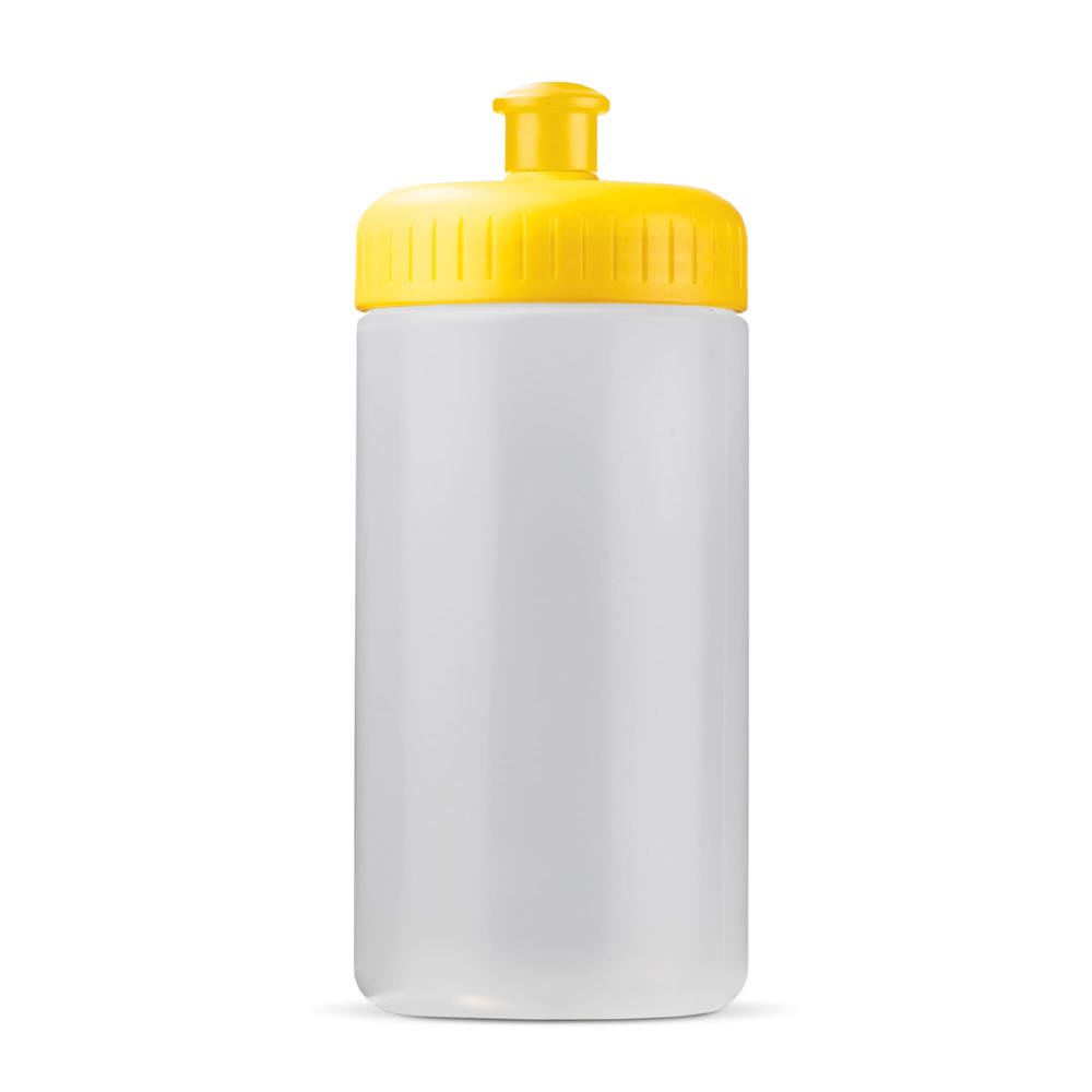 Bidon de sport Bio based 500ml basic - Transparent / Jaune