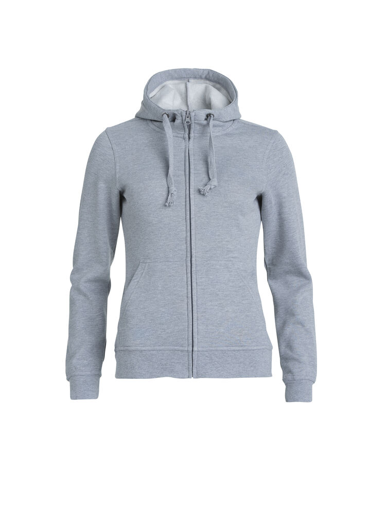 Clique - Basic Hoody Full Zip Women - Grismélange