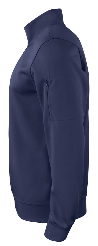Clique - Basic Active Half Zip Bleufoncé XS