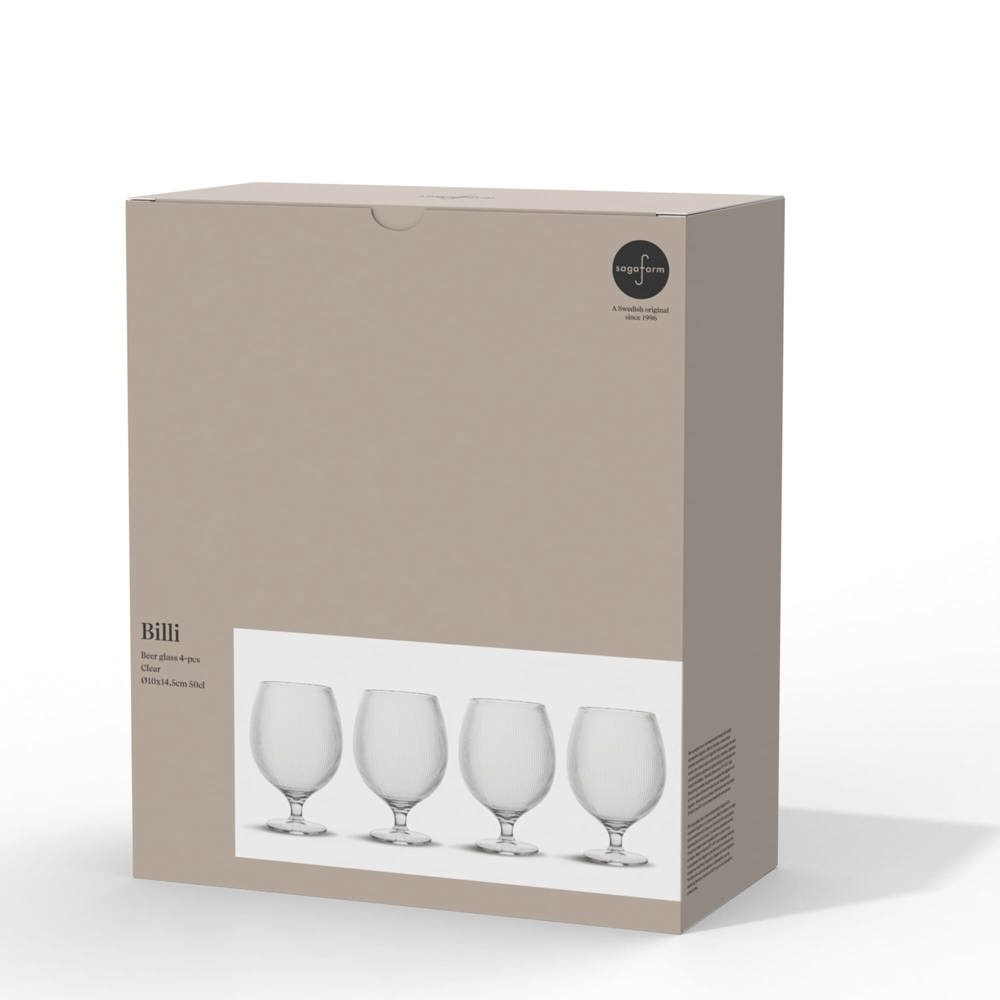 Billi verre à bière, set de 4