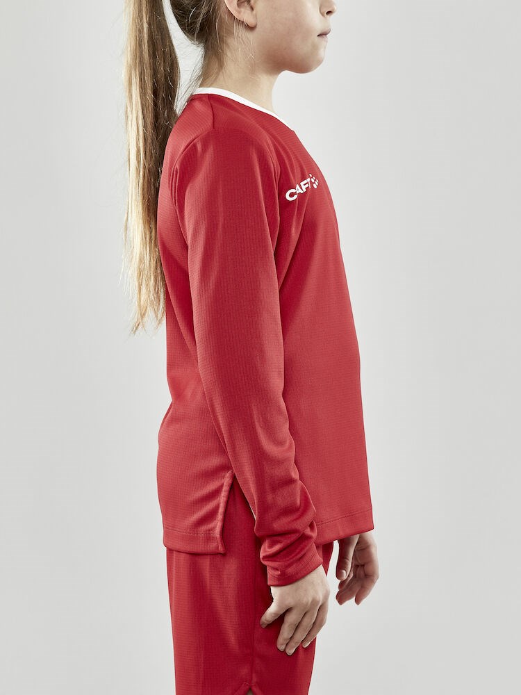 Craft - Progress Ls Basket Jersey Jr Bright Red 134/140