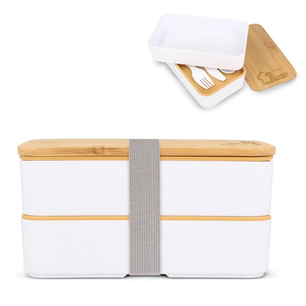 Boîte à lunch Bento R-PP &amp; Bambou
