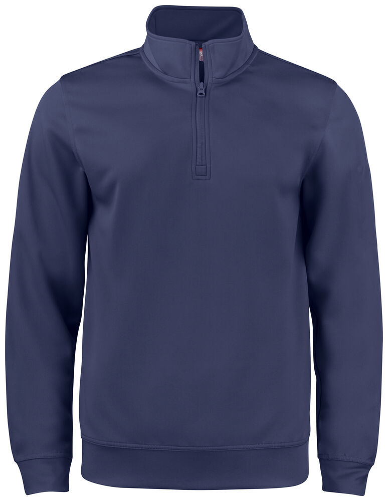 Clique - Basic Active Half Zip Junior - Dark Navy