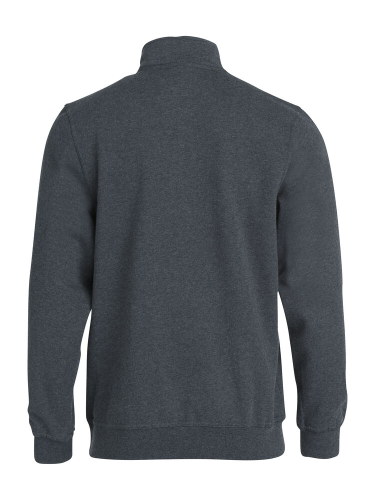 Clique - Basic Half Zip Grisanthracitemélange XS
