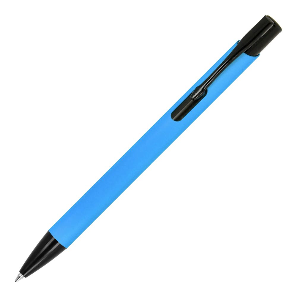 Alicante soft touch, encre noire R-AL - Bleu clair / Noir