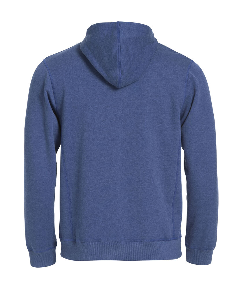 Clique - Classic Hoody Full Zip Blauw-melange XS