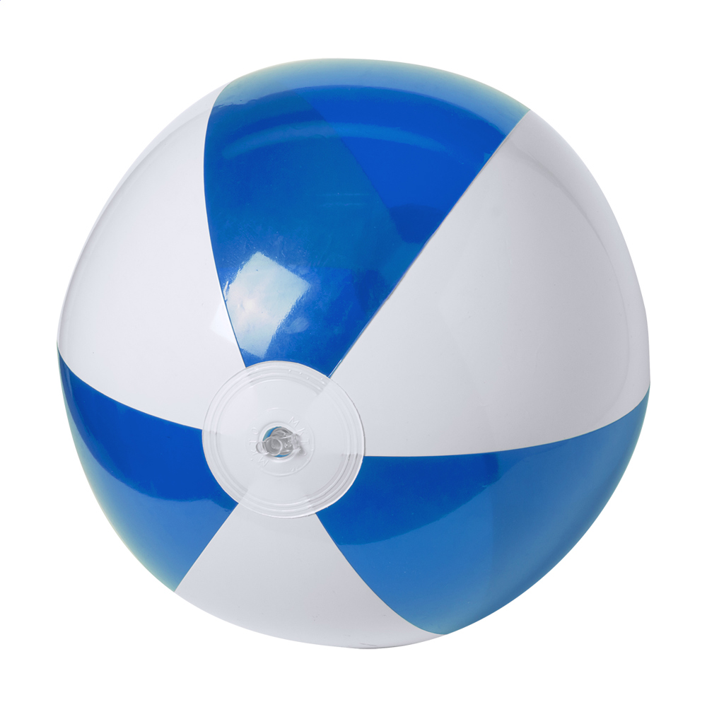 Byron - strandbal (ø28 cm) - Blauw/Wit