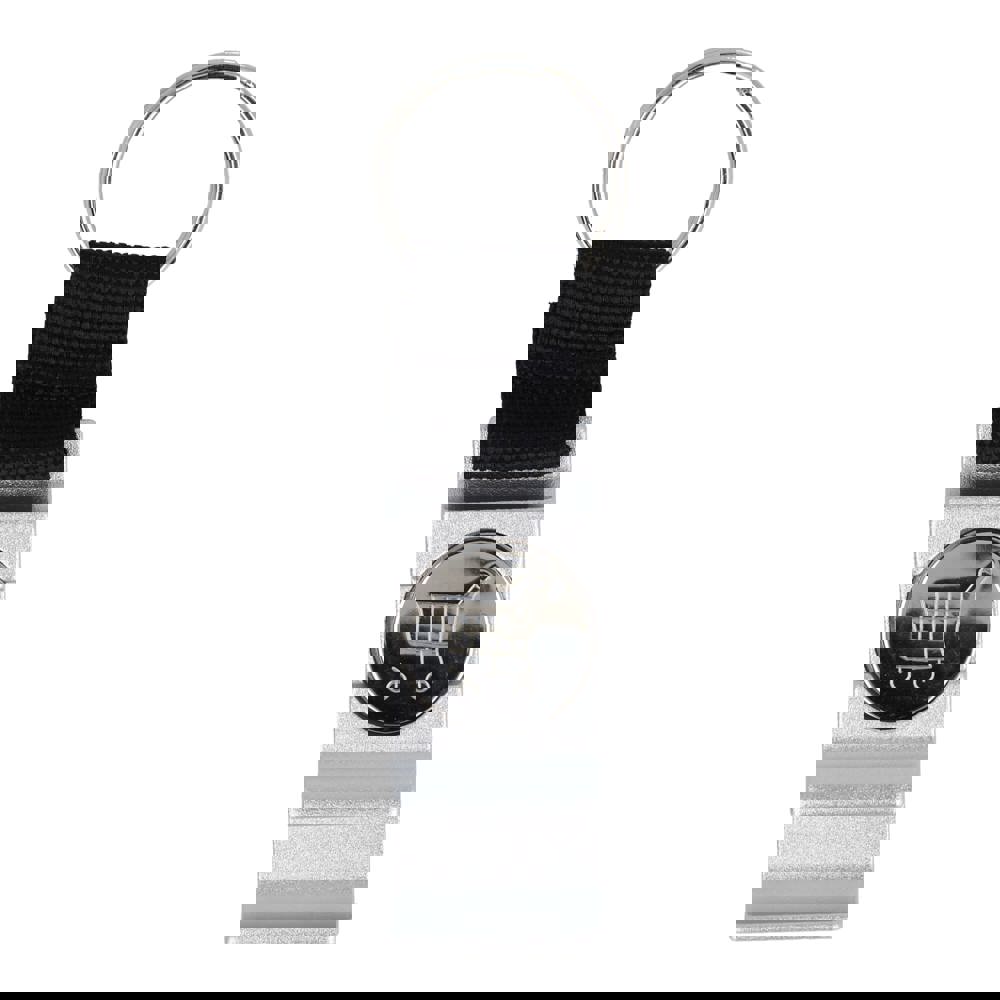 3-in-1 flesopener sleutelhanger - zilver