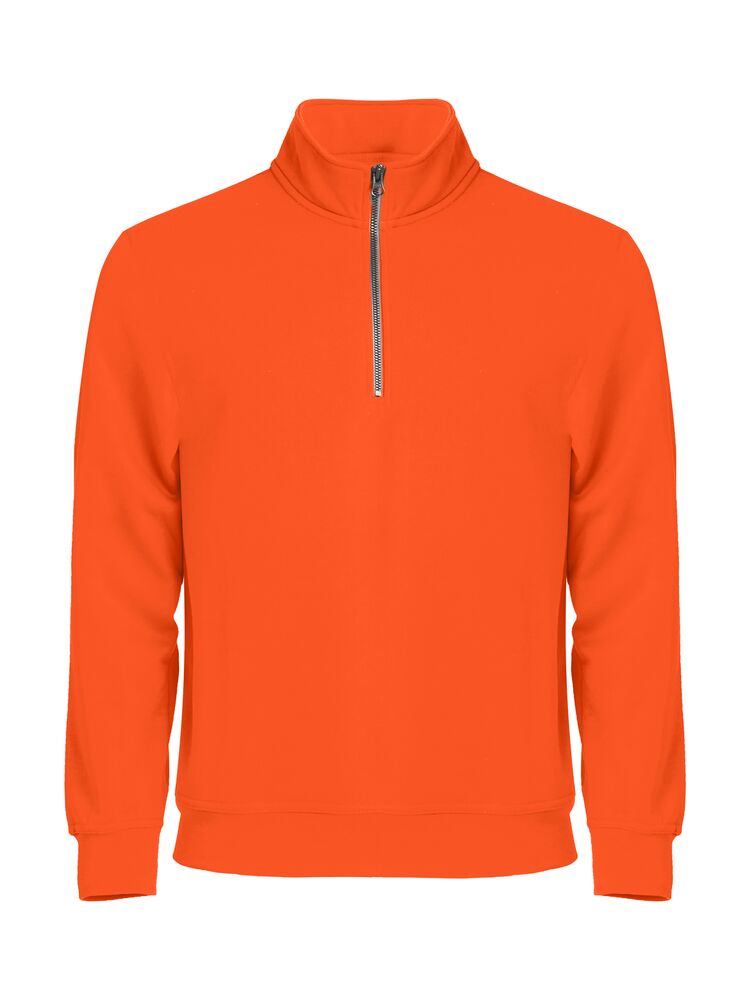 Clique - Basic Half Zip - OrangeHV