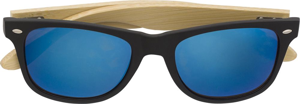 ABS en bamboe zonnebril Luis - Blauw