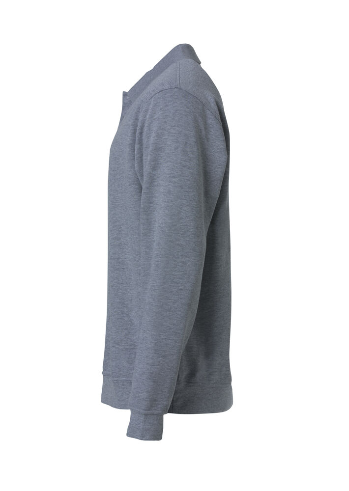 Clique - Basic Polo Sweater Grismélange 4XL