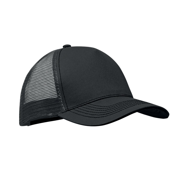 BLIST - 5 panelen trucker cap - zwart