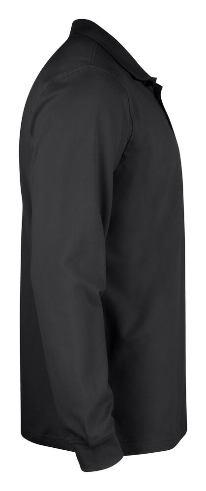 Clique - Basic Polo L/S Junior Noir 140