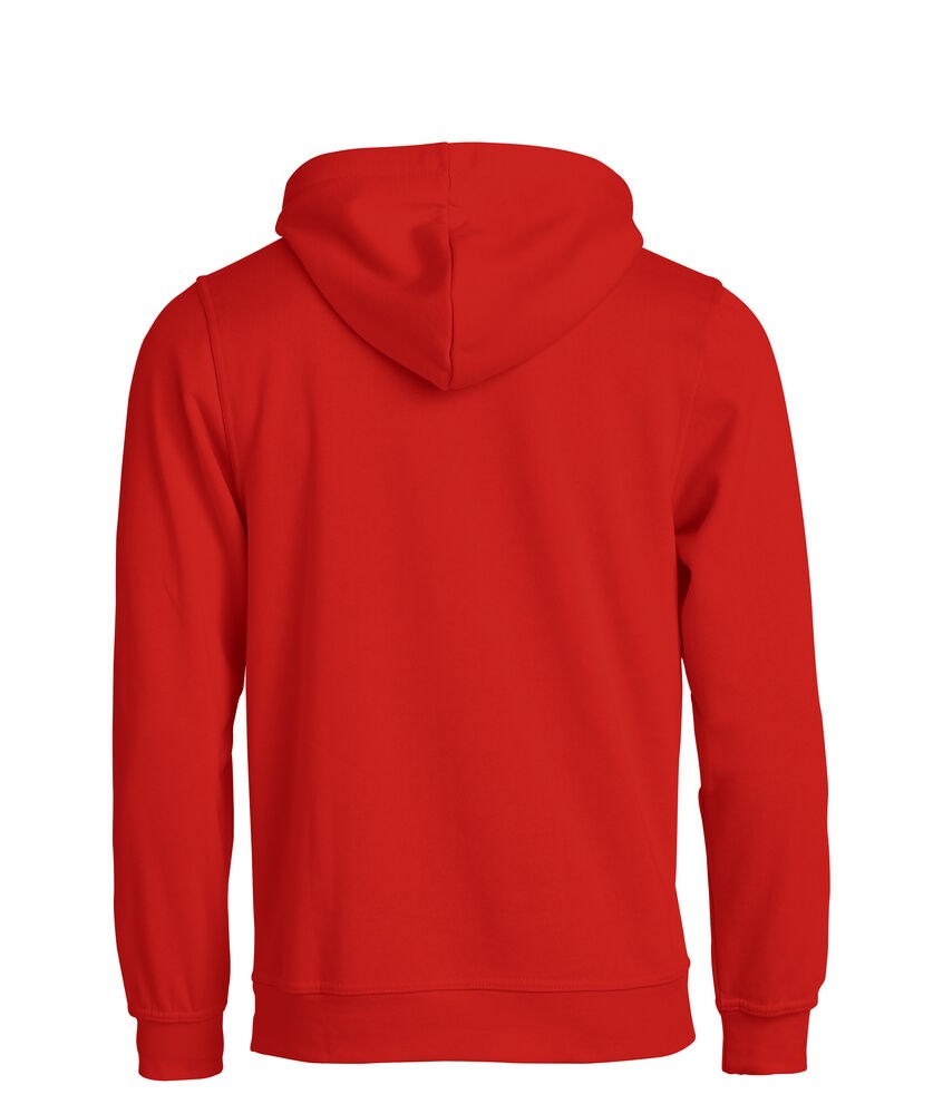 Clique - Basic Hoody Rouge L