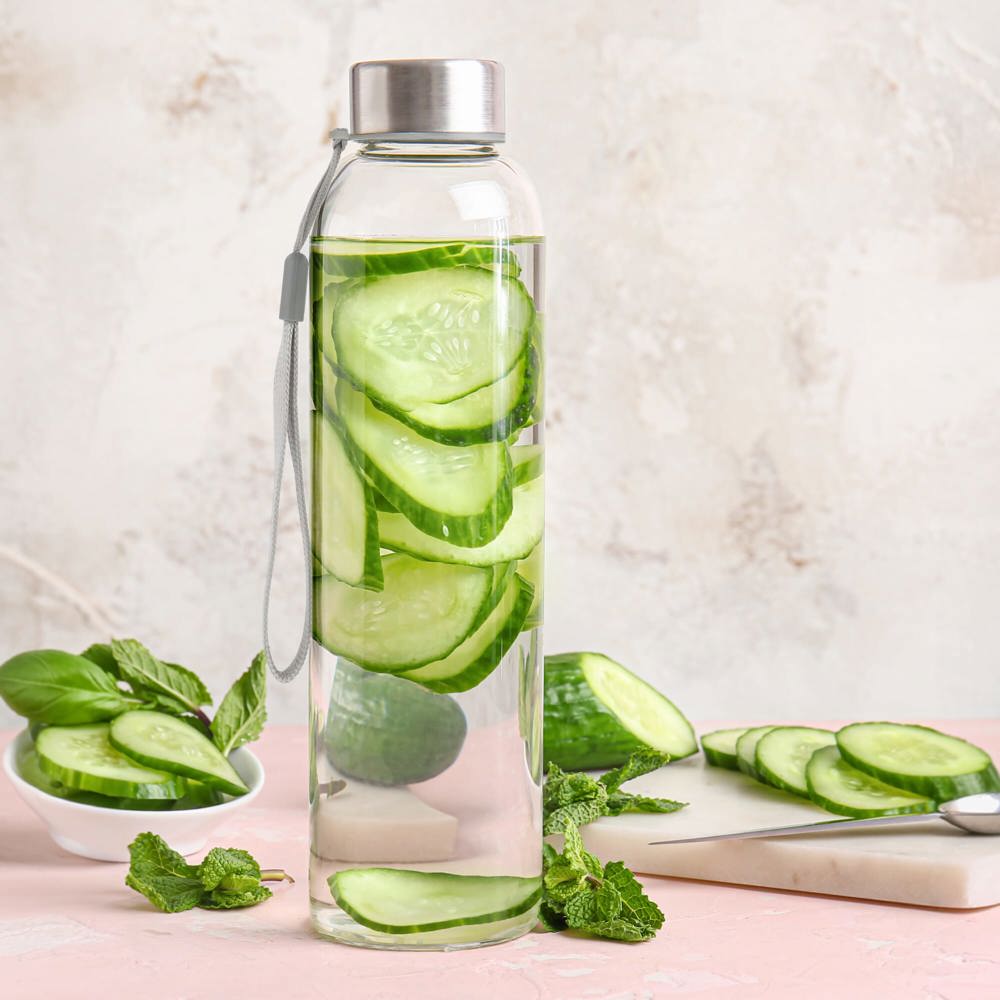 Bouteille d’eau en verre 500ml