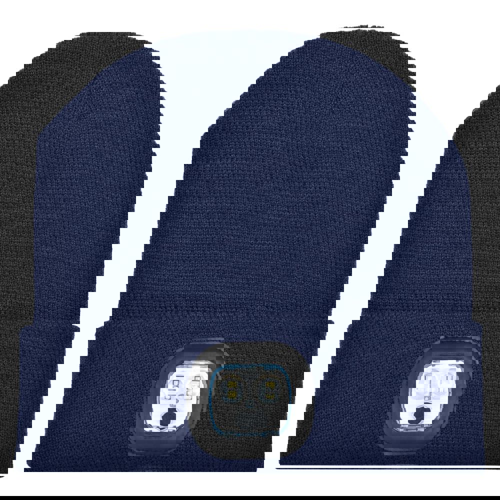 Bonnet d'hiver avec lumière LED