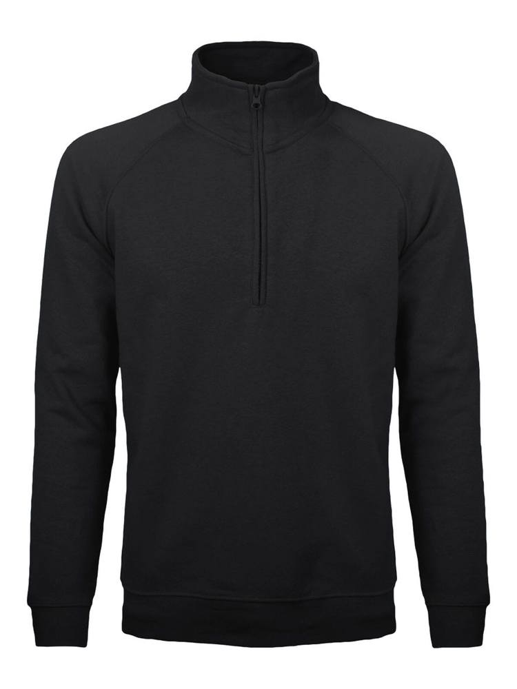 BS Sirio pull demi-zip, 280 gr/m² - Noir (Black)