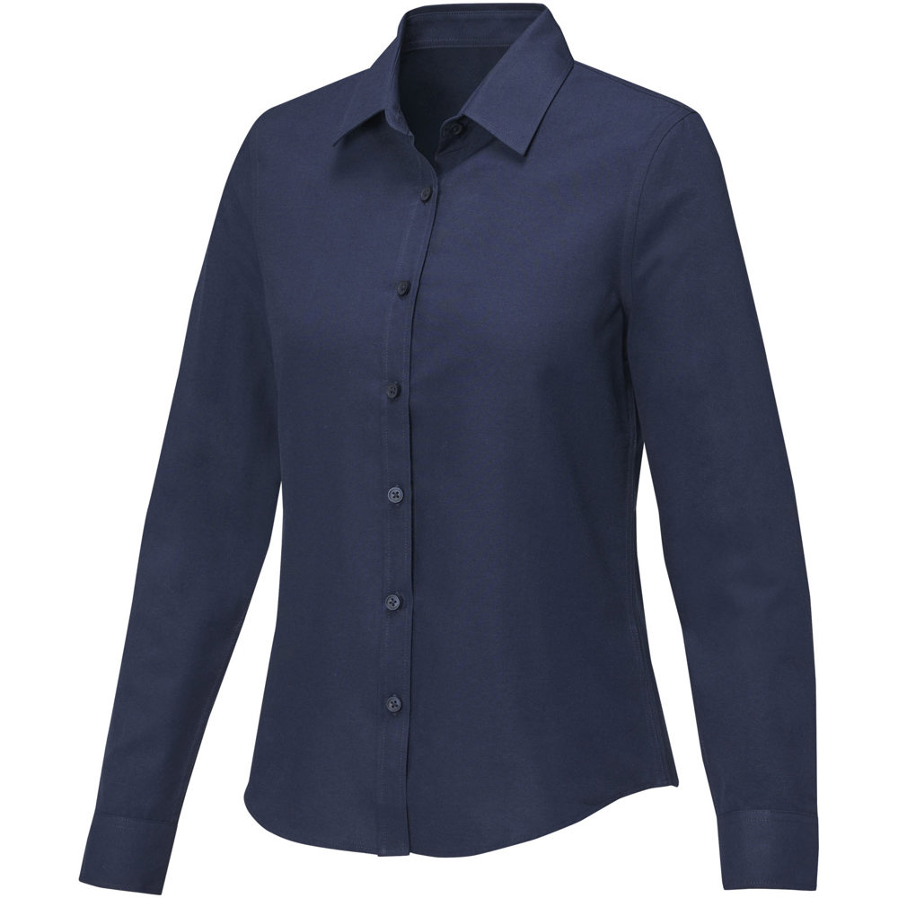 Chemise à manches longues de 130 g/m² Pollux pour femme - Marine