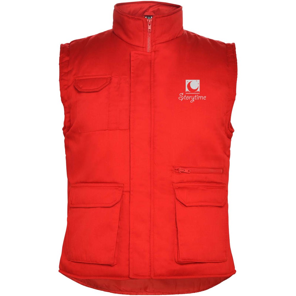 Almanzor multifunctionele werkbodywarmer met hoge kraag