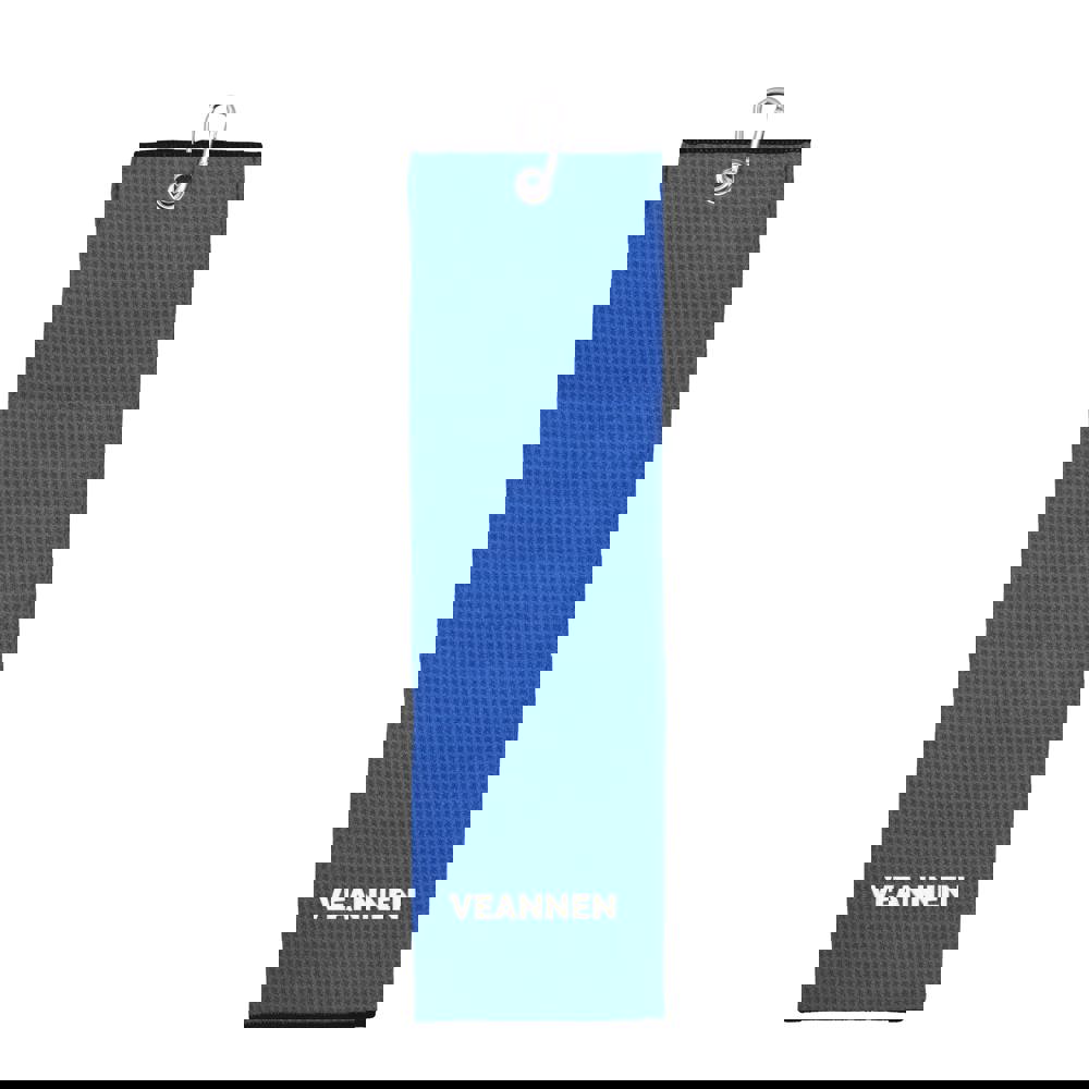 Golfhanddoek microfiber - blauw