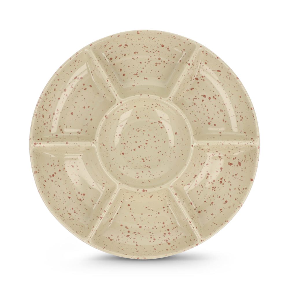 Assiette ronde en céramique Sagaform Ditte 26 cm