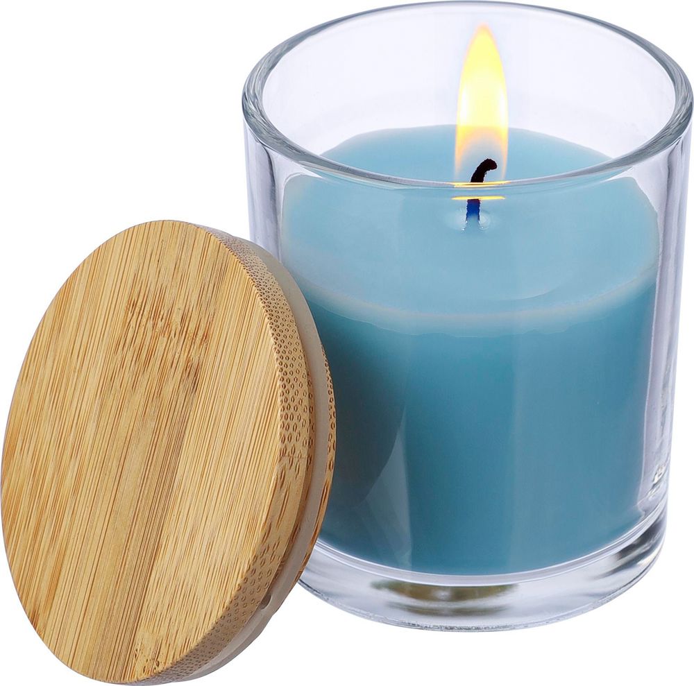 Bougie dans un contenant en verre Riven