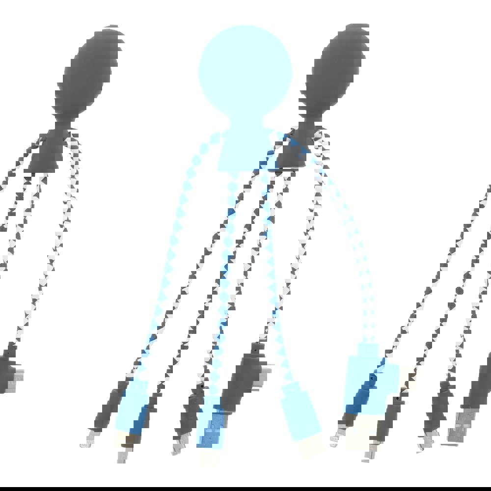 2081 | Xoopar Mr. Bio Charging cable - blauw