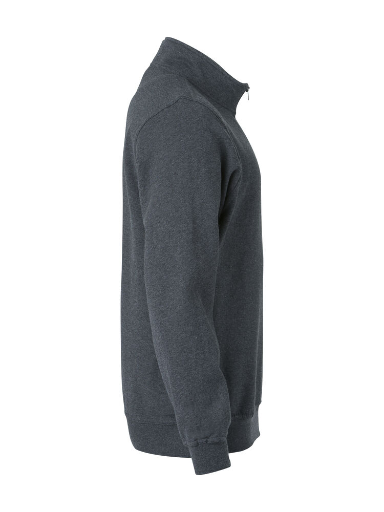 Clique - Basic Half Zip Grisanthracitemélange XS