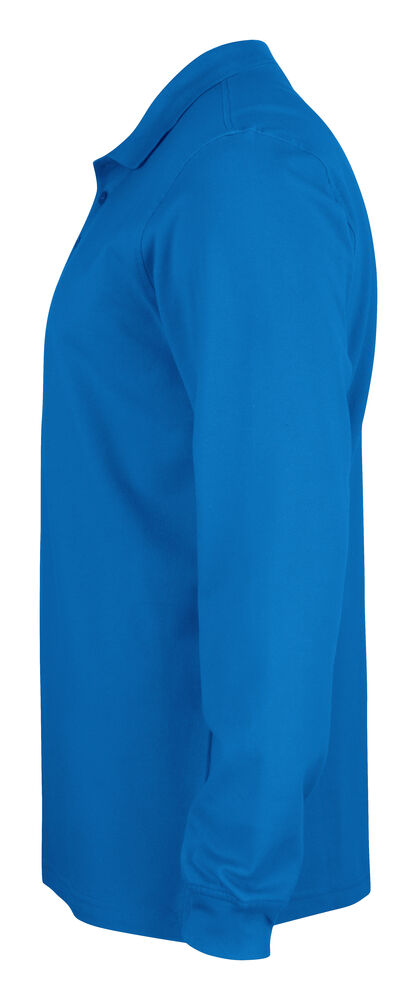 Clique - Basic Polo L/S Junior Bleuroyal 100